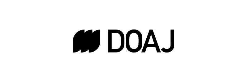 logo of DOAJ in black